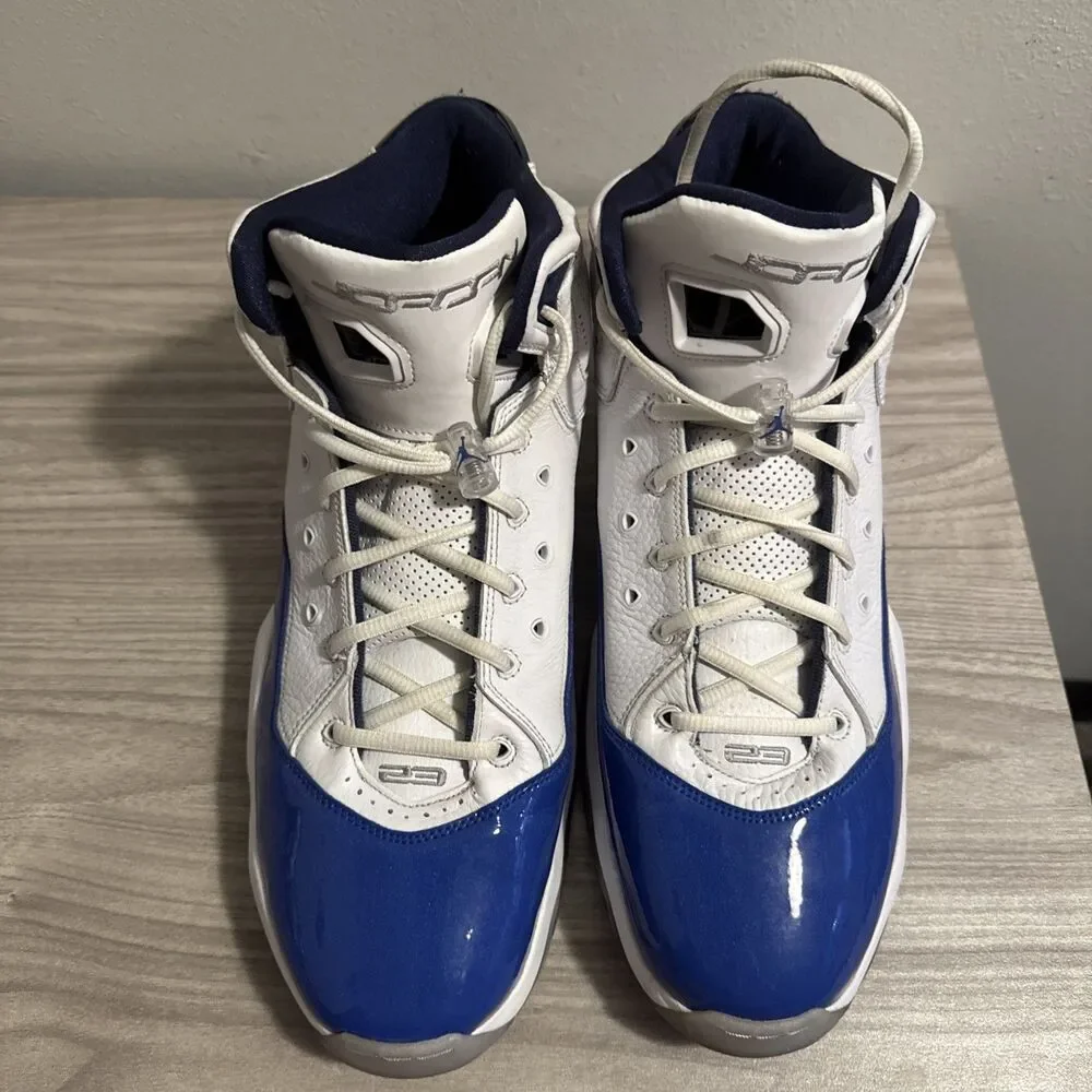 Jordan B’Loyal “White Metallic Silver Blue” Men’s Size 15 Lifestyle‎ Sneakers